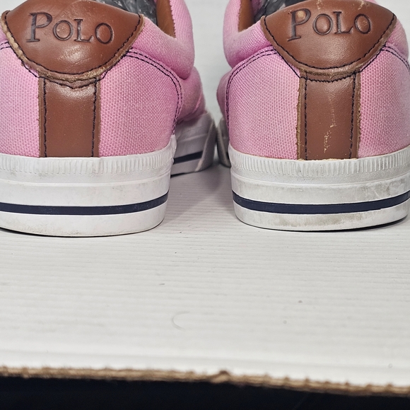 Polo by Ralph Lauren Pink Canvas Men's Shoes Size 9 - Picture 11 of 14